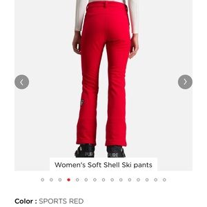 Stylish red ROSSIGNOL ski pants. SOLD OUT on web